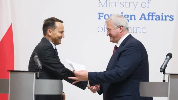 Minister Sibiga held talks with Polish Foreign Minister Sikorski