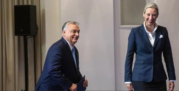 Orban ignores German election winner and congratulates AfD leader