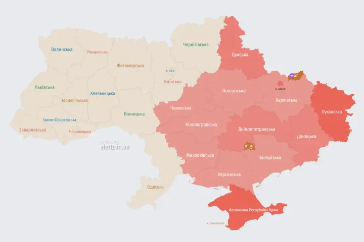 Explosions occurred in Zaporizhzhia region amid air raid alert