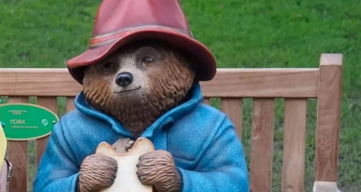 In Britain, the only permanent statue of Paddington has been stolen and damaged.