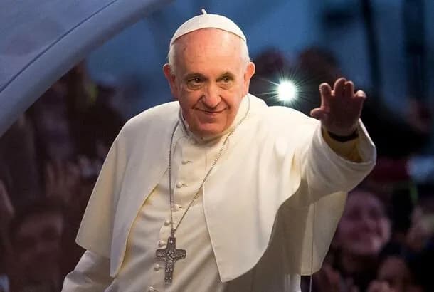 The Pope has been connected to a ventilator again.