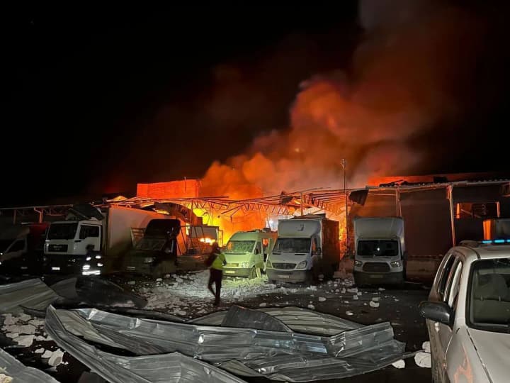 In Sumy, as a result of the strike by "Shaheds", the Nova Poshta terminal was destroyed: one person died