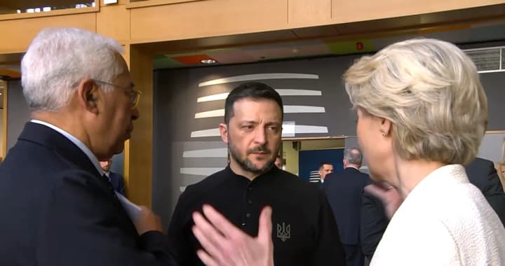 Zelensky arrived at the EU summit