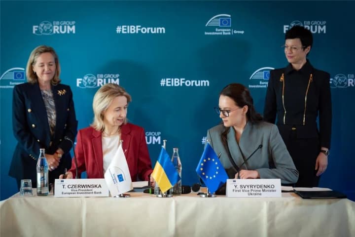 The European Commission and the EIB signed a guarantee agreement for 2 billion euros for the recovery of Ukraine