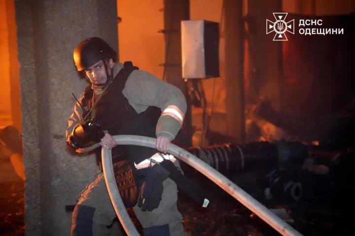 Odesa region is under attack again: infrastructure damaged, one injured