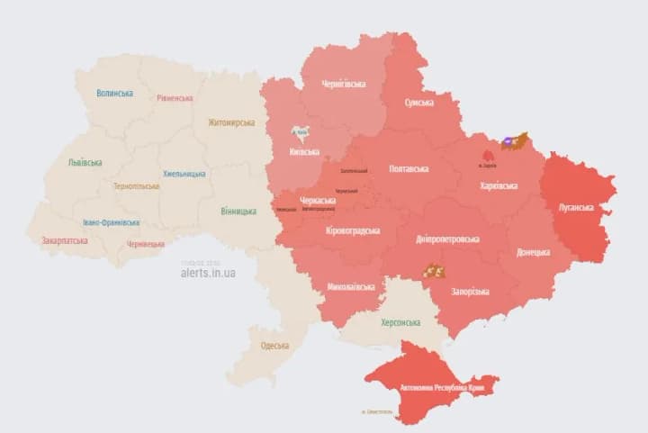 Enemy UAV activity is recorded in many regions of Ukraine - AF