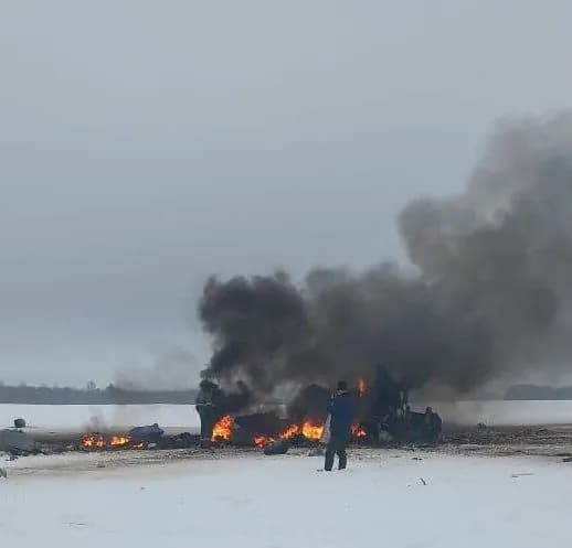 В рф разбился военный вертолет Ми-8, экипаж погиб - росСМИ