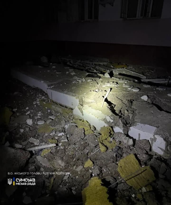 росіяни вдруге за ніч влучили у лікарню на Сумщині: що відомо
