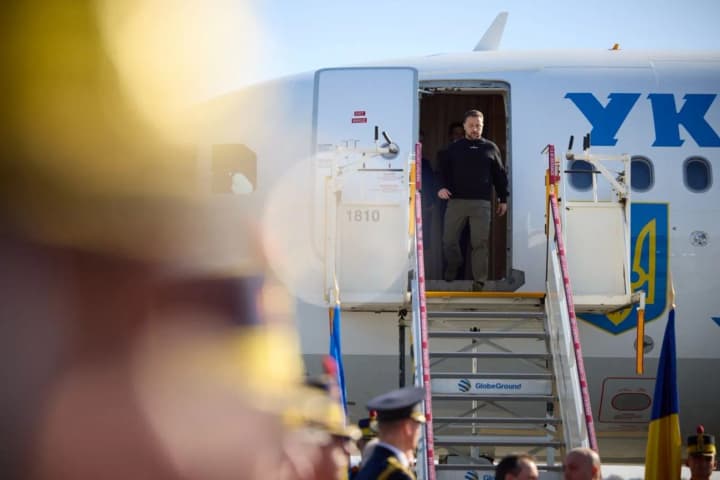 President Zelenskyy arrives in Norway for a visit