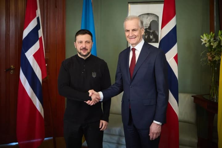 Зеленский встретился с премьером Норвегии: будут говорить о F-16, безопасности и дипломатии с США