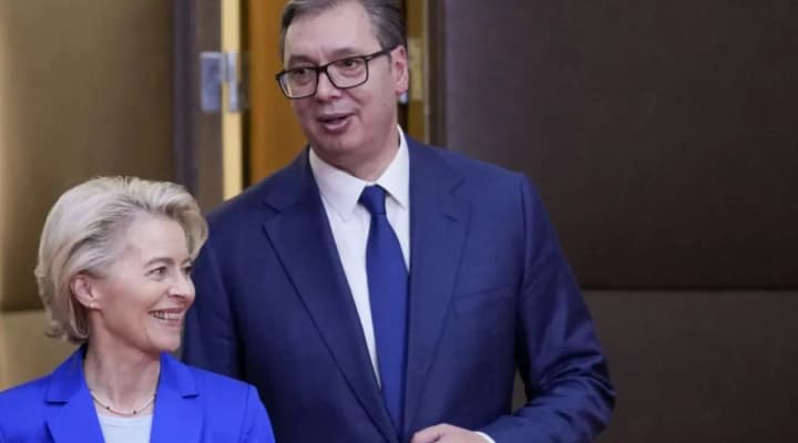 Amid record protests in Serbia, EU leaders are calling on President Vucic to commit to fundamental reforms