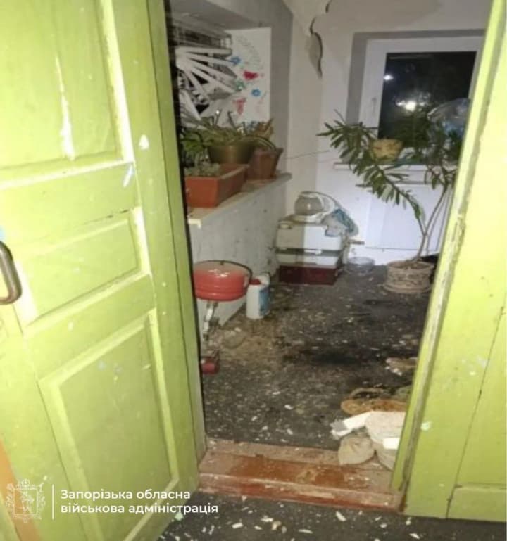 В Запорожье 19-летний парень получил ранение в результате обстрела