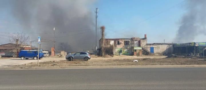 В Мариуполе подожгли базу оккупантов - горсовет