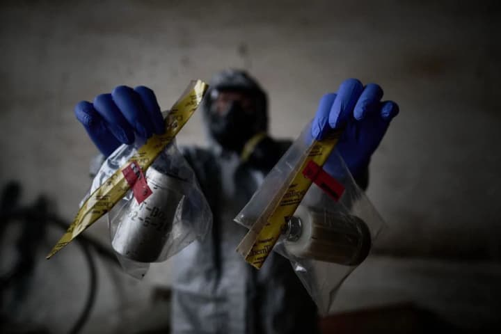 Occupants attack the Defense Forces with ammunition containing dangerous chemical compounds of an unidentified type - Armed Forces of Ukraine