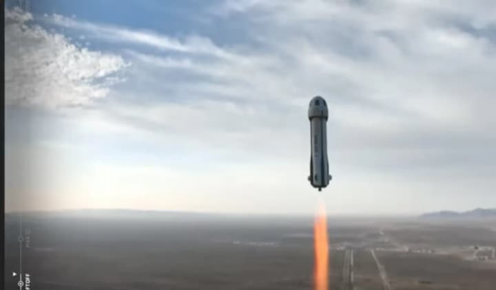 Katy Perry and Jeff Bezos' fiancée Lauren Sanchez go to space