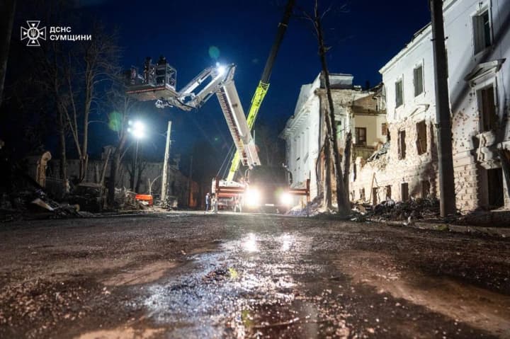 У Сумах зросла кількість постраждалих від атаки рф до 125, понад 40 досі у лікарні