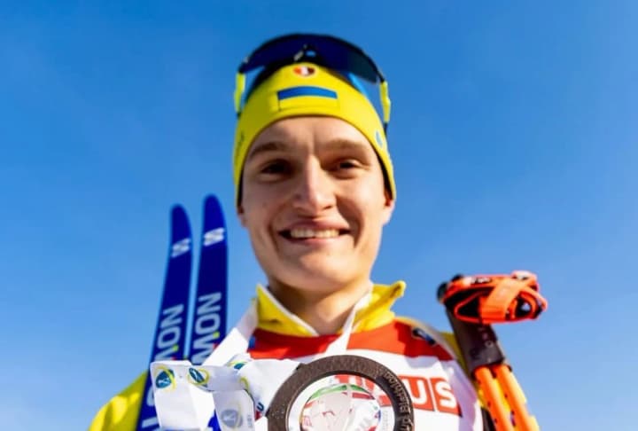 Ukrainian biathlete Mandzyn among nominees for "Rookie of the Season" title according to IBU