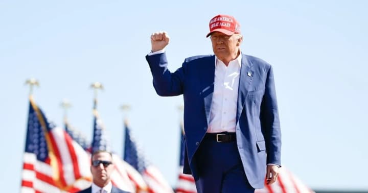 Trump's approval rating has fallen to its lowest level since returning to the US Presidency