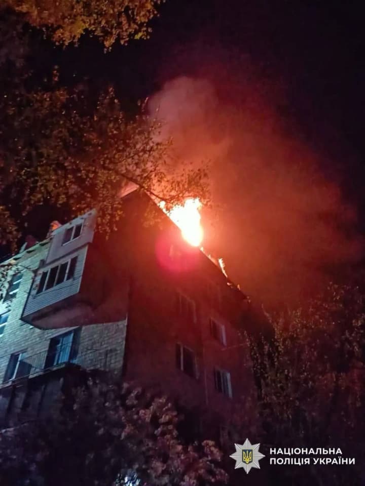 Удар рф по Київщині: пошкоджено багатоповерхівки, СТО, двоє постраждалих