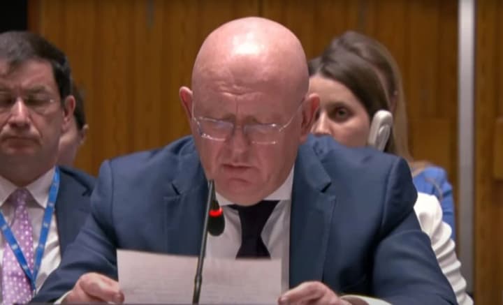 небензя в ООН цинично обвинил Украину в жертвах среди населения в результате ударов по Кривому Рогу и Сумам