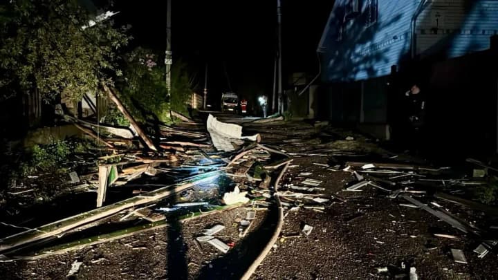 Attack on Dnipro: five private houses were damaged