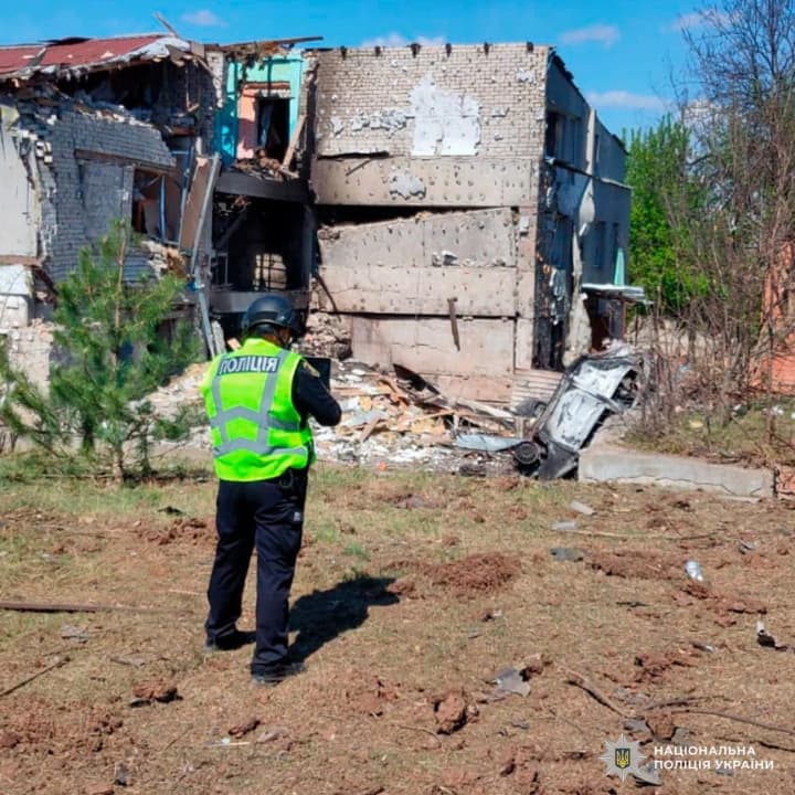 Kharkiv region: Russians attacked Pivdenne with drones in the morning, among 9 injured are children