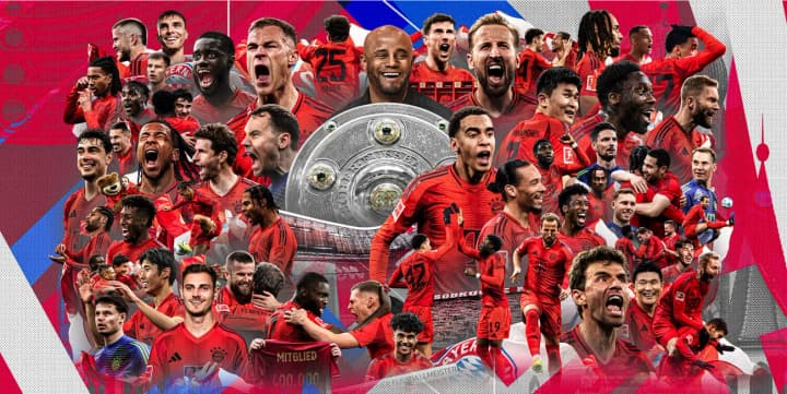 "Bayern" became the champion of Germany in football for the 34th time