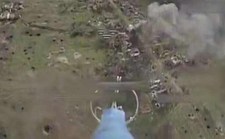 "It was a juicy target": soldiers of the 110th OMBR showed the destruction of the "Vozrozhdeniye" MLRS in the Novopavlivka direction