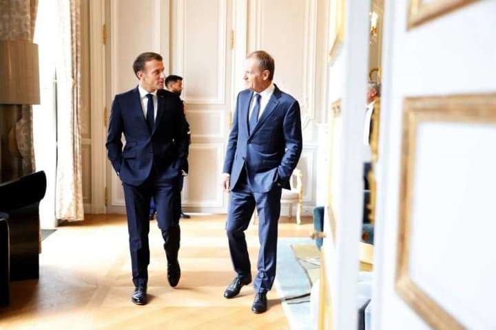 "Refuse to see the truth": Macron and Tusk condemned the participation of world leaders in the victory parade in Moscow