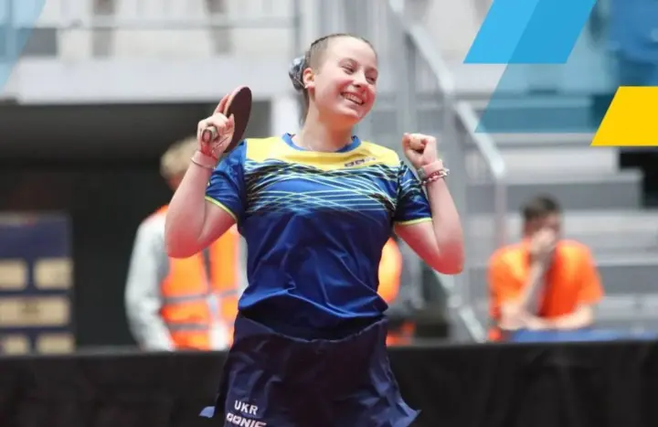 Українка Матюніна здобула дві медалі на ЧЄ U-21 з настільного тенісу