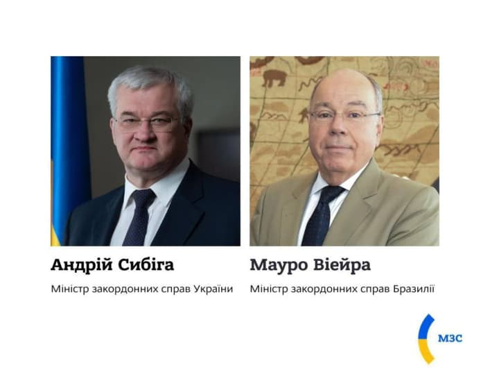 Ukraine calls on Brazil to use its authoritative voice to ensure a direct meeting between Zelenskyy and Putin takes place
