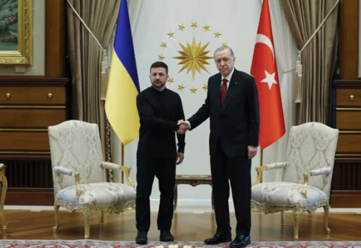 Зустріч Зеленського та Ердогана завершилась - Anadolu