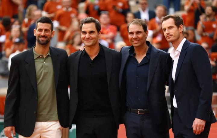 Рафаэль Надаль попрощался с теннисом в сопровождении легенд на Ролан Гаррос