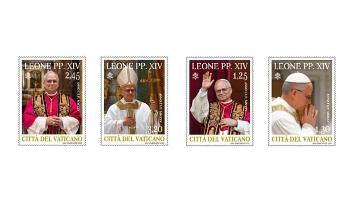 У Ватикані випустили перші поштові марки з Папою Левом XIV