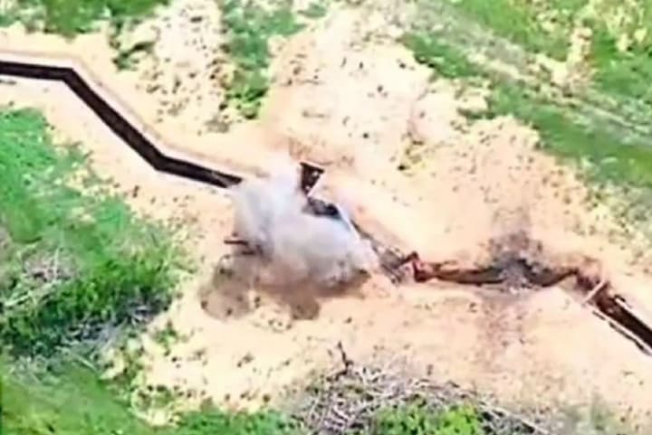 "Phoenix" drones effectively destroyed a tank, cannon and shelter of the occupiers on the front line