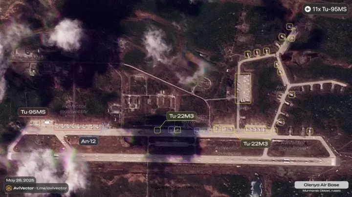 40 Tu-22M3s and 20% of the Tu-95MS aircraft available in the Russian Federation have been transferred to the "Olenya" base - media