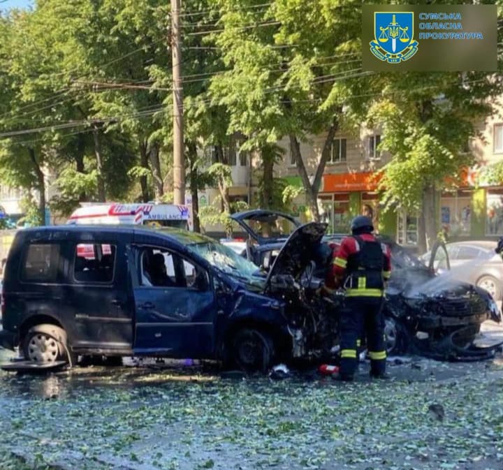 В результате атаки рф по Сумам два человека погибли, десятки пострадавших