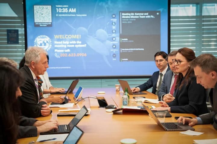 Українська делегація у Вашингтоні: МВФ залишатиметься з Україною незалежно від безпекової ситуації