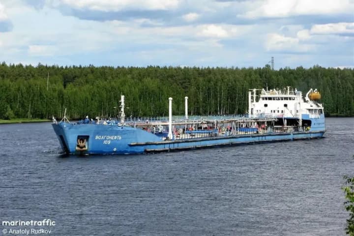 Captain of a Russian tanker has been served with a notice of suspicion for polluting the sea with fuel oil