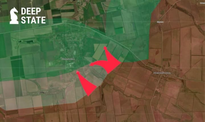 Ворог розпочав наступ на Малинівку - DeepState