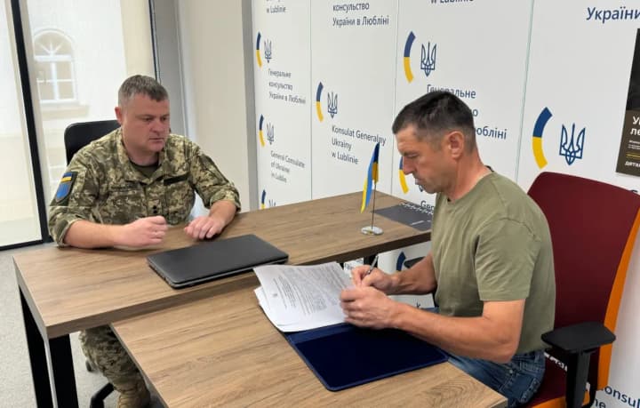 Український легіон у Польщі поповнився новими добровольцями