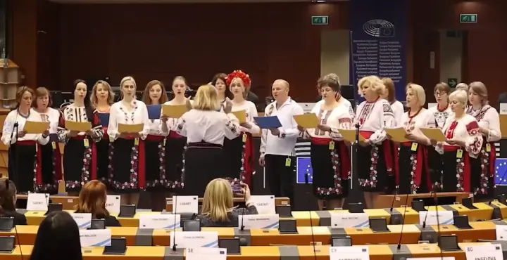 Український хор в Брюсселі: пісні зцілюють та популяризують культуру