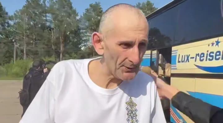 The soldier returned from captivity right on his birthday