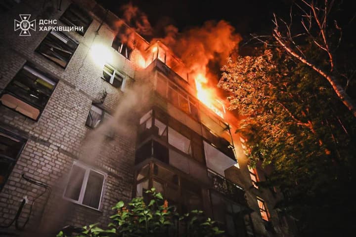 Russian night attack on Kharkiv claimed the lives of three people
