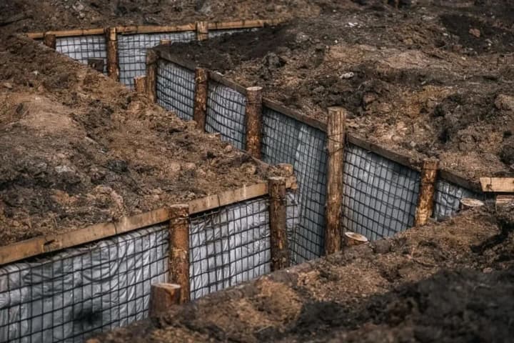 Powerful fortifications are being erected on the border of Donetsk and Dnipropetrovsk regions: photos and videos