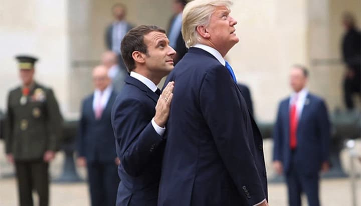 Макрон і Трамп обговорили Україну на полях саміту G7