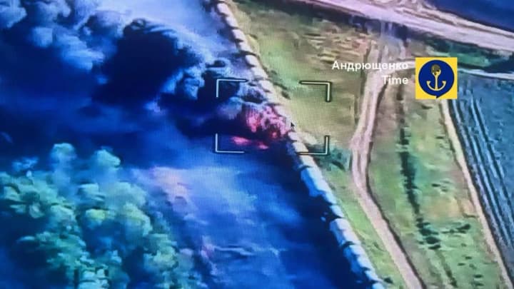 российский эшелон с горючим загорелся вблизи Токмака, железной дороге нанесен значительный ущерб - Андрющенко