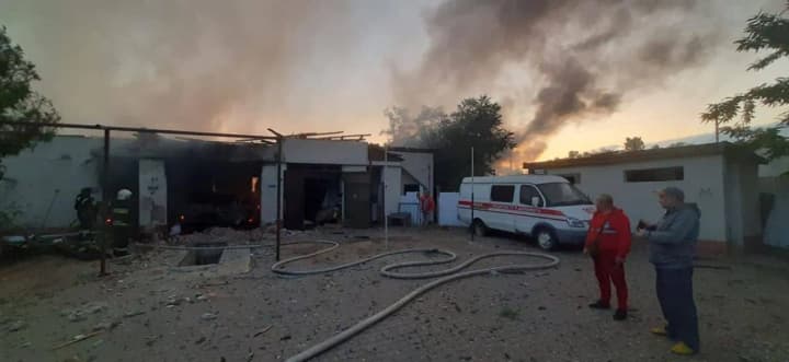 Россияне дронами уничтожили станцию "скорой" в Белгород-Днестровском