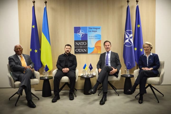 Zelenskyy met with the Presidents of the European Council and the European Commission and the NATO Secretary General: what was discussed
