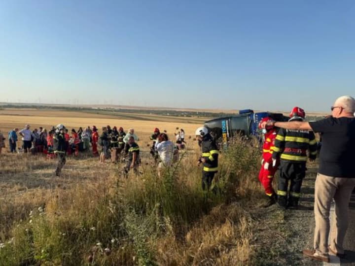 ДТП с автобусом с украинцами в Румынии: в МИД сообщили, что травмированы четыре человека